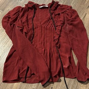 zara long sleeve shirt